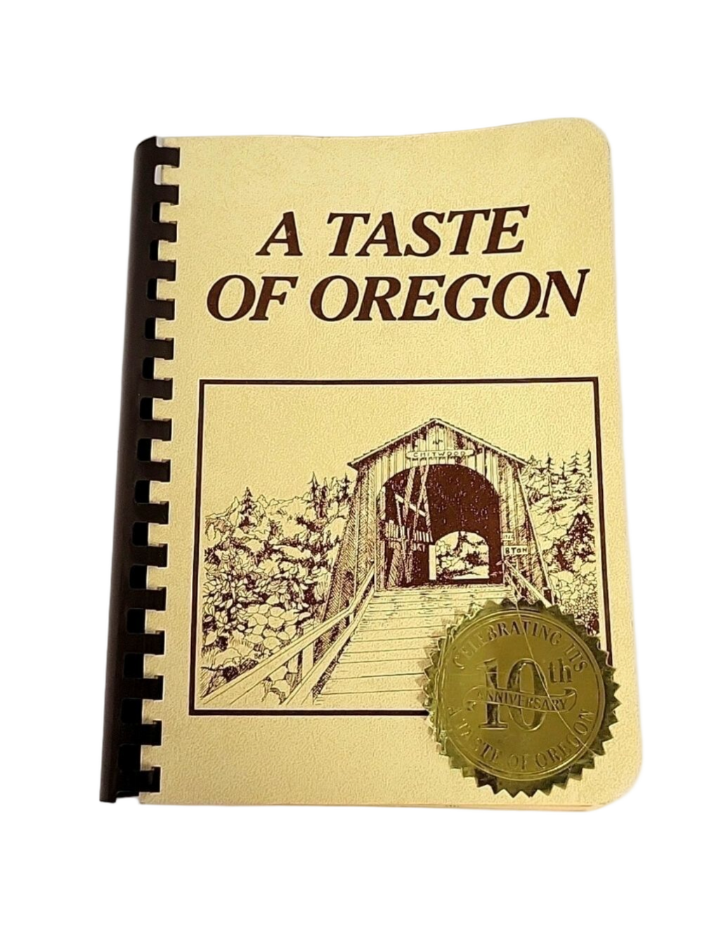 A Taste of Oregon Cookbook from 1990 - Junior League of Eugene